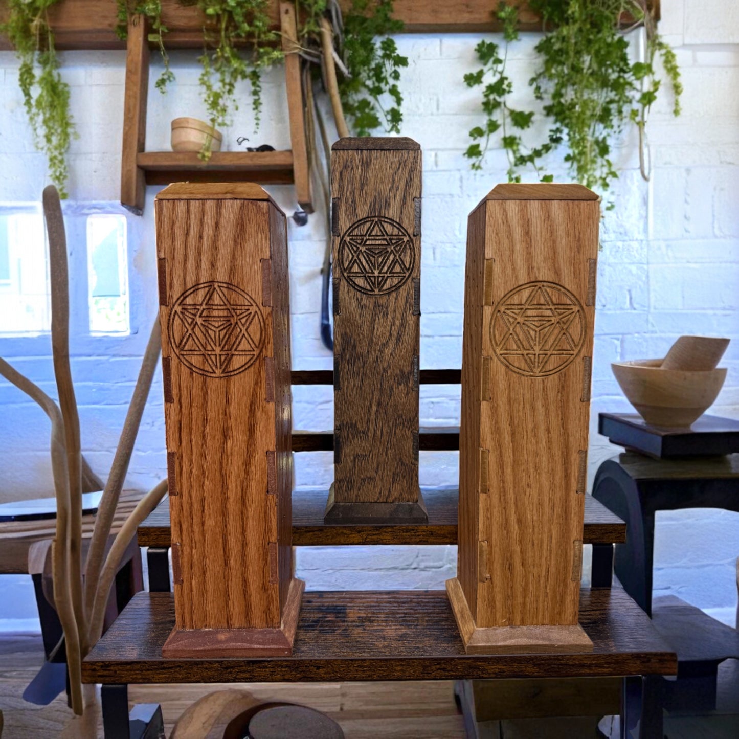 Incense Burner - Merkaba symbol